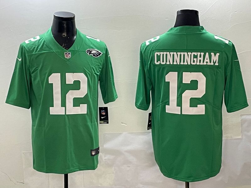 Men Philadelphia Eagles #12 Cunningham Green 2025 Nike Limited NFL Jersey style 5->philadelphia eagles->NFL Jersey